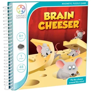 SmartGames Knep & Knåp | Brain Cheeser Magnetiskt Resespel