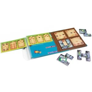 SmartGames Knep & Knåp | Busy Bugs Magnetiskt Resespel