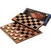 Philos Klassiska | Checkers Set Compact