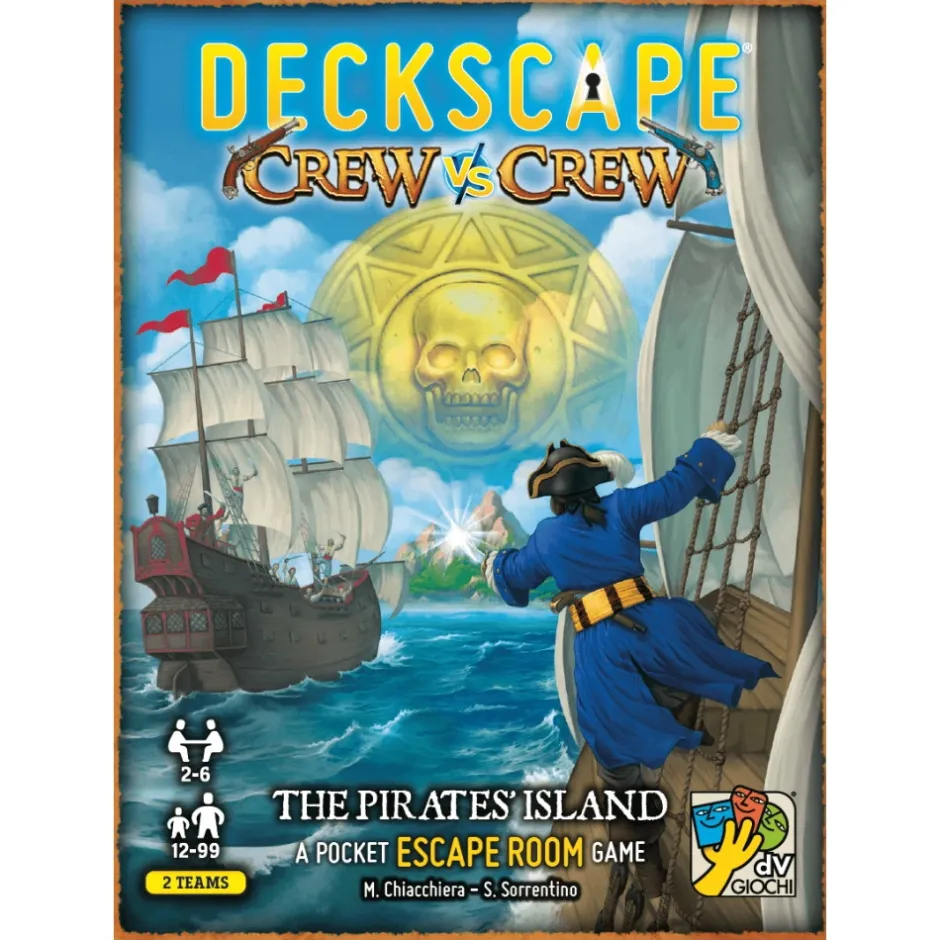 deckscape_crew_vs_crew__pirates_island_0.webp Dv Giochi Kortspel | Deckscape: Crew Vs Crew - Pirate''S Island