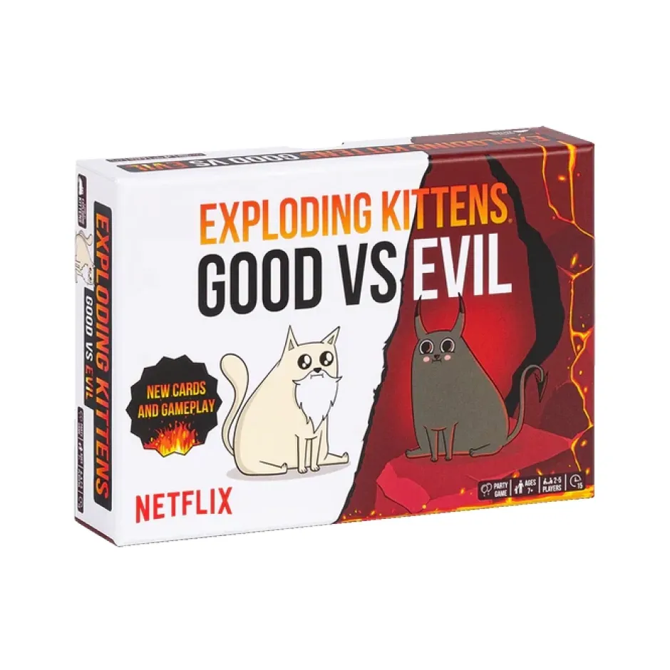 exploding_kittens_good_vs_evil_eng_0.webp Exploding Kittens Kortspel | Good Vs. Evil (Eng)