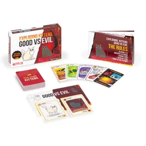 Exploding Kittens Kortspel | Good Vs. Evil (Eng)