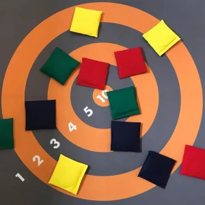 Handi Life Sport Familjespel | Floor Target Mat + 12 Bean Bags