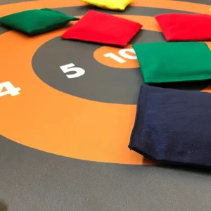 Handi Life Sport Familjespel | Floor Target Mat + 12 Bean Bags