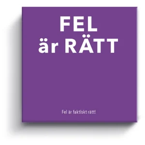 Tactic Familjespel | Gift Game: Fel Ar Ratt