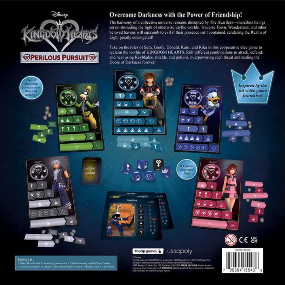 kingdom_hearts_perilous_pursuit_1.webp Usaopoly Familjespel | Kingdom Hearts: Perilous Pursuit