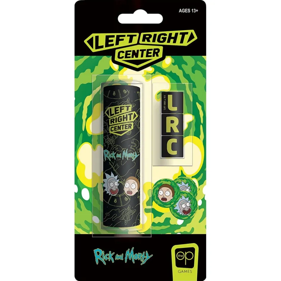 left_right_center_rick__morty_0.webp Usaopoly Familjespel | Left Right Center Rick & Morty