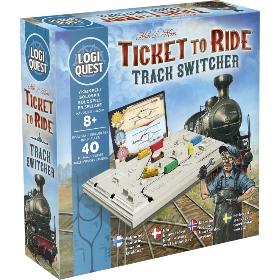 logiquest_ticket_to_ride__track_switcher_swe_0.webp Days of Wonder Knep & Knåp | Logiquest: Ticket To Ride - Track Switcher (Swe)