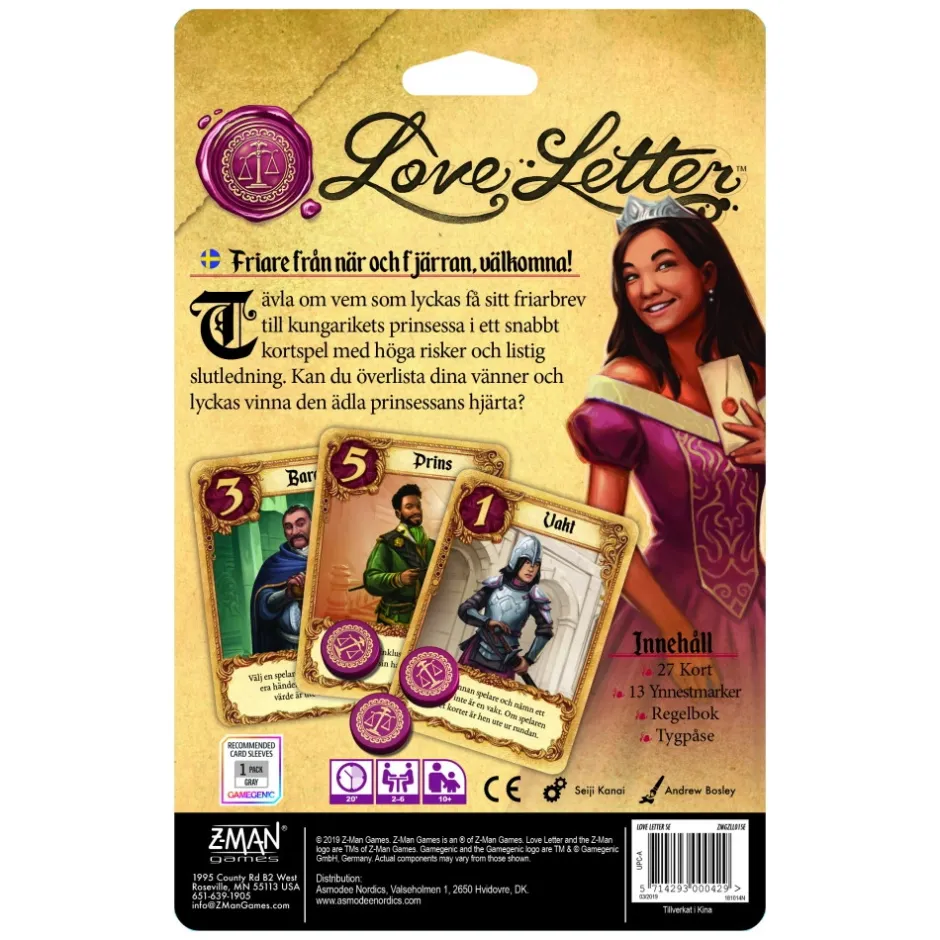 love_letter___ed_swe_1.webp Z-MAN Games Kortspel | Love Letter - 2019 Ed (Swe)