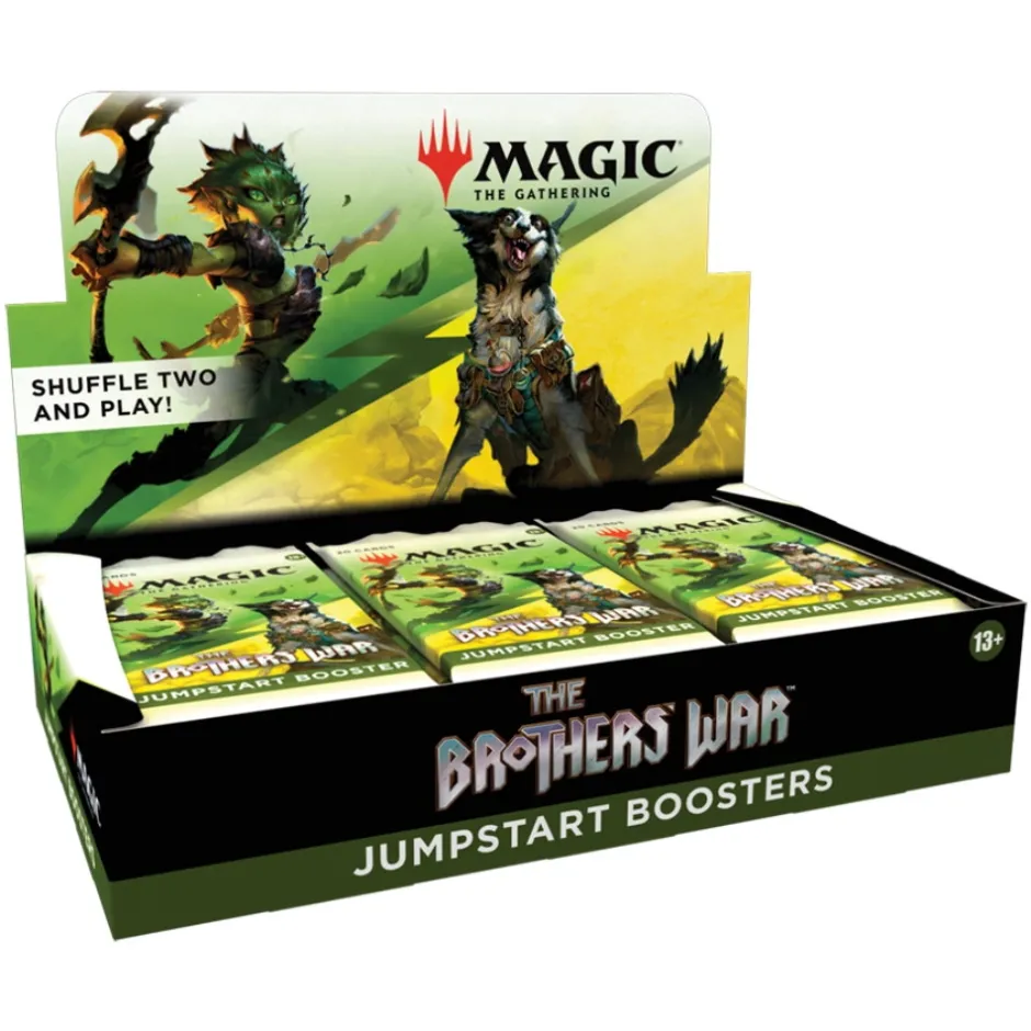 magic_the_gathering__the_brothers_war_jumpstart_booster_display_0.webp Magic The Gathering Kortspel | Magic: The Gathering - The Brothers'' War Jumpstart Booster Display