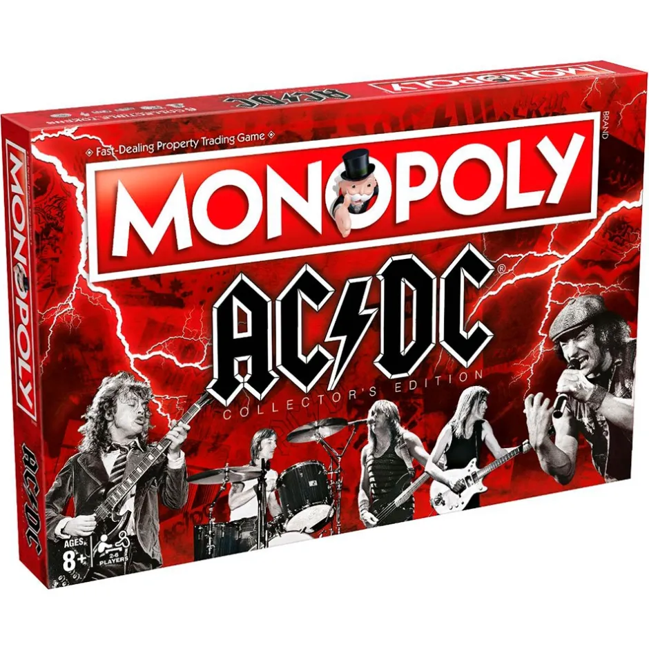 monopoly__acdc_collectors_edition_0.webp Hasbro Familjespel | Monopoly - Ac/Dc Collector''S Edition