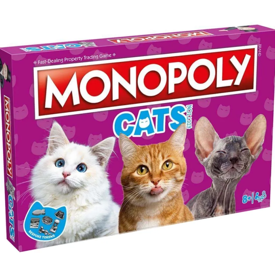 monopoly__cats_edition_0.webp Hasbro Familjespel | Monopoly - Cats Edition