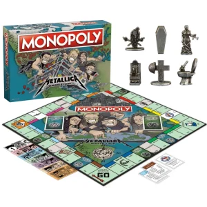Hasbro Familjespel | Monopoly - Metallica World Tour