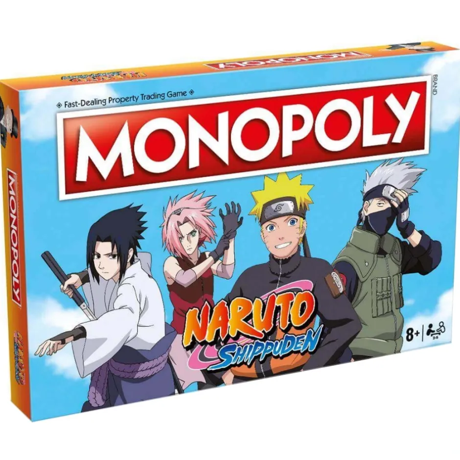 monopoly__naruto_shippuden_0.webp Hasbro Familjespel | Monopoly - Naruto: Shippuden