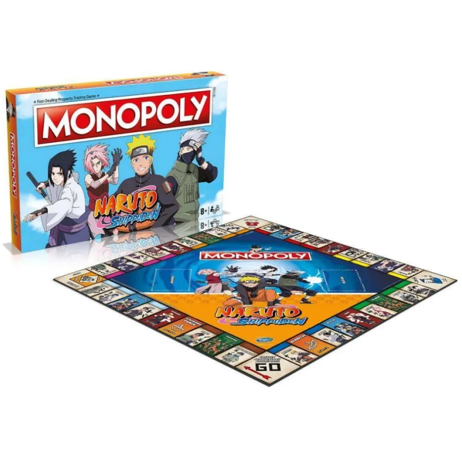 monopoly__naruto_shippuden_1.webp Hasbro Familjespel | Monopoly - Naruto: Shippuden