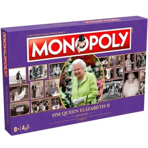 Hasbro Familjespel | Monopoly - Queen Elizabeth Ii Edition