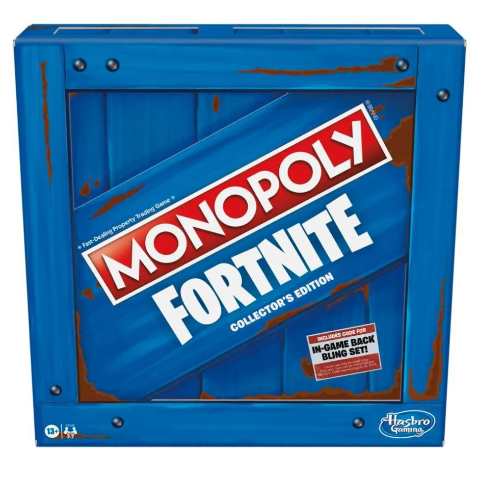 monopoly_fortnite_collectors_edition_0.webp Hasbro Familjespel | Monopoly Fortnite Collector''S Edition