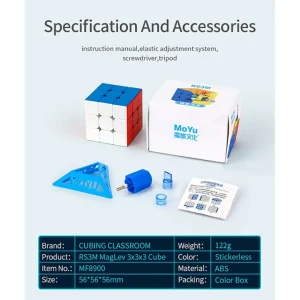 MoYu Knep & Knåp | Rs3M Maglev Stickerless 3X3