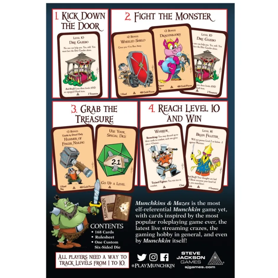 munchkin_munchkins__mazes_1.webp Steve Jackson Games Kortspel | Munchkin: Munchkins & Mazes