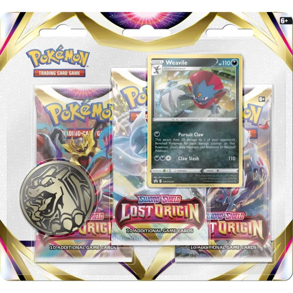 pokemon_tcg_lost_origin_booster_pack_weavile_0.webp Pokémon Kortspel | Pokemon Tcg: Lost Origin Booster 3-Pack Weavile