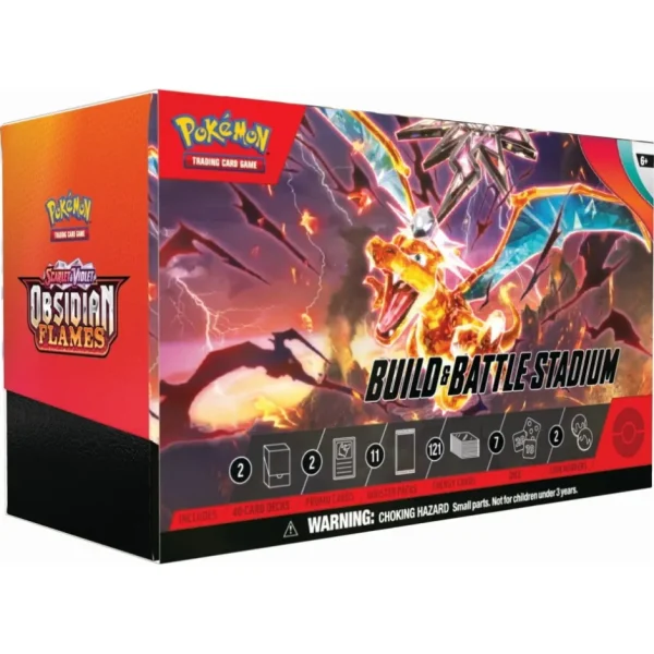 Pokémon Kortspel | Pokemon Tcg: Obsidian Flames - Build & Battle Stadium