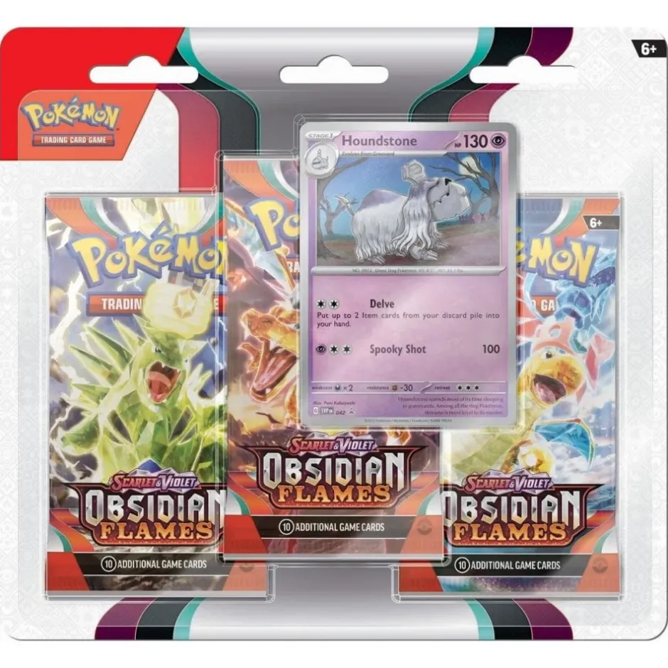 pokemon_tcg_obsidian_flames_booster_pack_houndstone_0.webp Pokémon Kortspel | Pokemon Tcg: Obsidian Flames Booster 3-Pack Houndstone