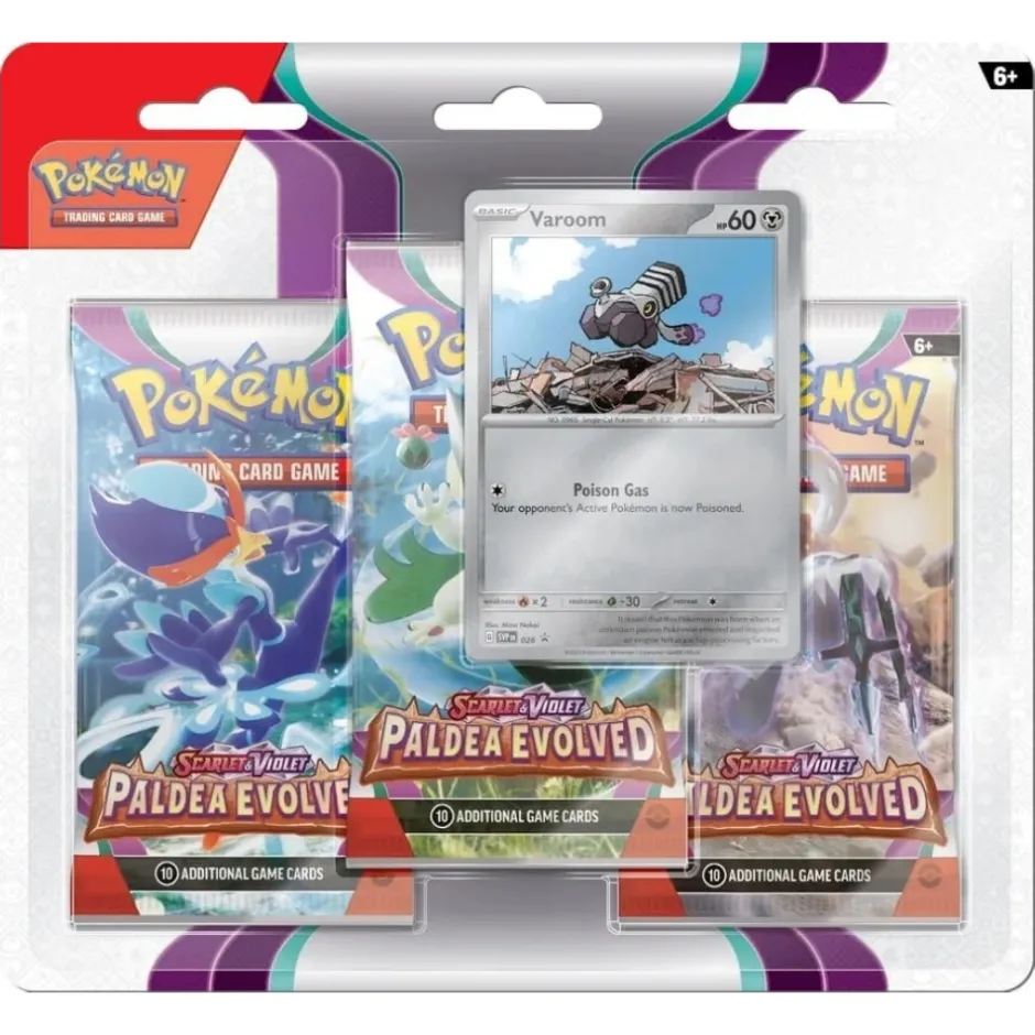 pokemon_tcg_paldea_evolved_booster_pack_varoom_0.webp Pokémon Kortspel | Pokemon Tcg: Paldea Evolved Booster 3-Pack Varoom