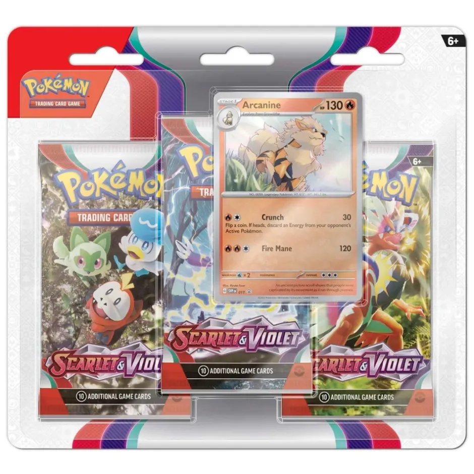 pokemon_tcg_scarlet__violet_booster_pack_arcanine_0.webp Pokémon Kortspel | Pokemon Tcg: Scarlet & Violet Booster 3-Pack Arcanine