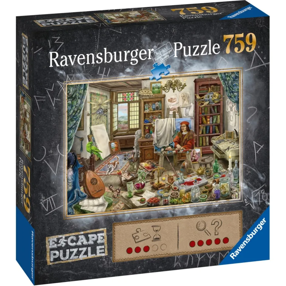 ravensburger_pussel_escape_artists_studio__bitar_0.webp Ravensburger Knep & Knåp | Pussel: Escape Artist''S Studio 759 Bitar