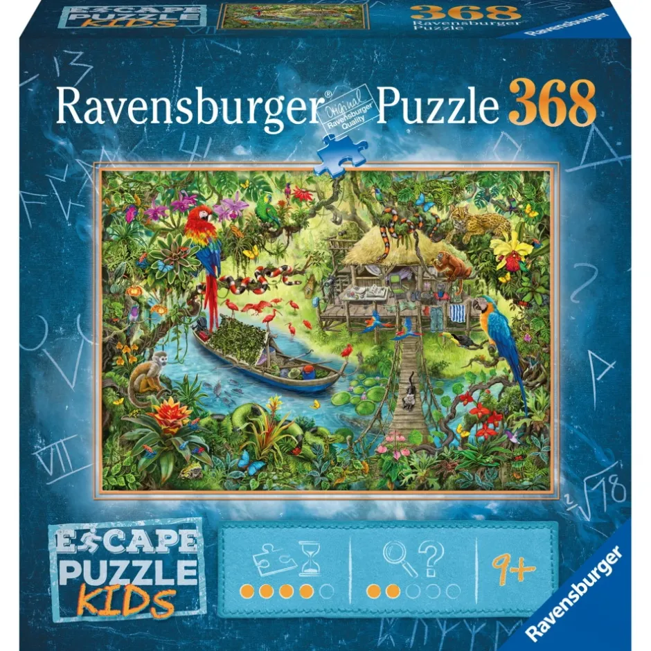 ravensburger_pussel_escape_kids__djungelexpeditionen__bitar_0.webp Ravensburger Knep & Knåp | Pussel: Escape Kids - Djungelexpeditionen 368 Bitar