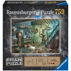 Ravensburger Knep & Knåp | Pussel: Escape The Forbidden Basement 759 Bitar
