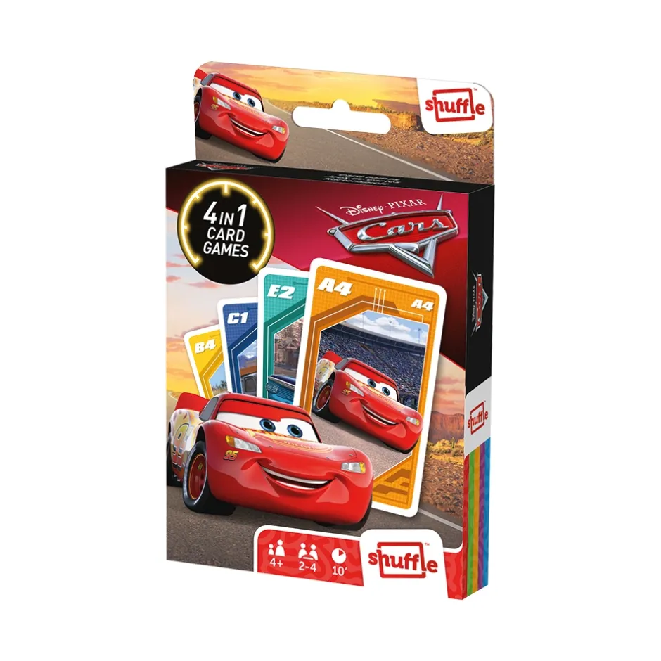 shuffle__kortspel_cars__i__0.webp Cartamundi (övrigt) Kortspel | Shuffle - Kortspel Cars 4 I 1