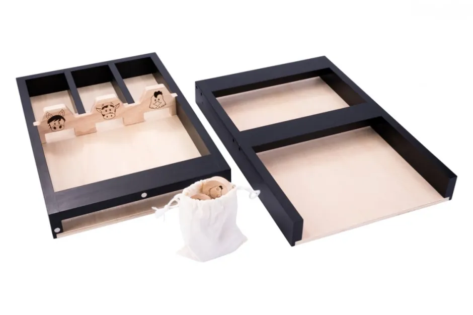 shuffleboard_junior_black_3.webp Longfield Games Familjespel | Shuffleboard Junior Black