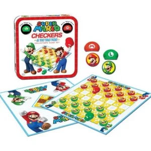 Usaopoly Klassiska | Super Mario Damspel - Collector''S Game Set