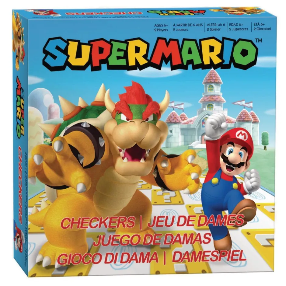 super_mario_damspel_international_0.webp Usaopoly Klassiska | Super Mario Damspel International