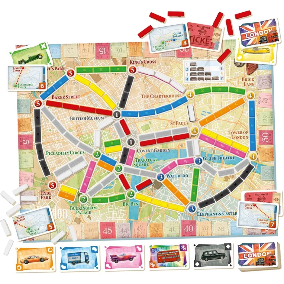 ticket_to_ride_london_eng_2.webp Days of Wonder Familjespel | Ticket To Ride: London (Eng)