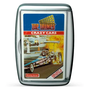 Winning Moves Familjespel | Top Trumps Retro Classics - Crazy Cars