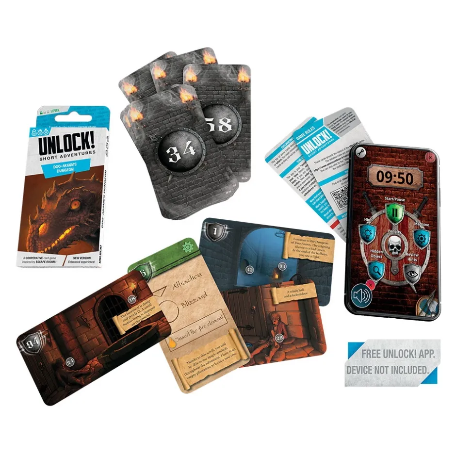 unlock_short_adventures__dooaranns_dungeon_1.webp Space Cowboys Kortspel | Unlock! Short Adventures - Doo-Arann''S Dungeon