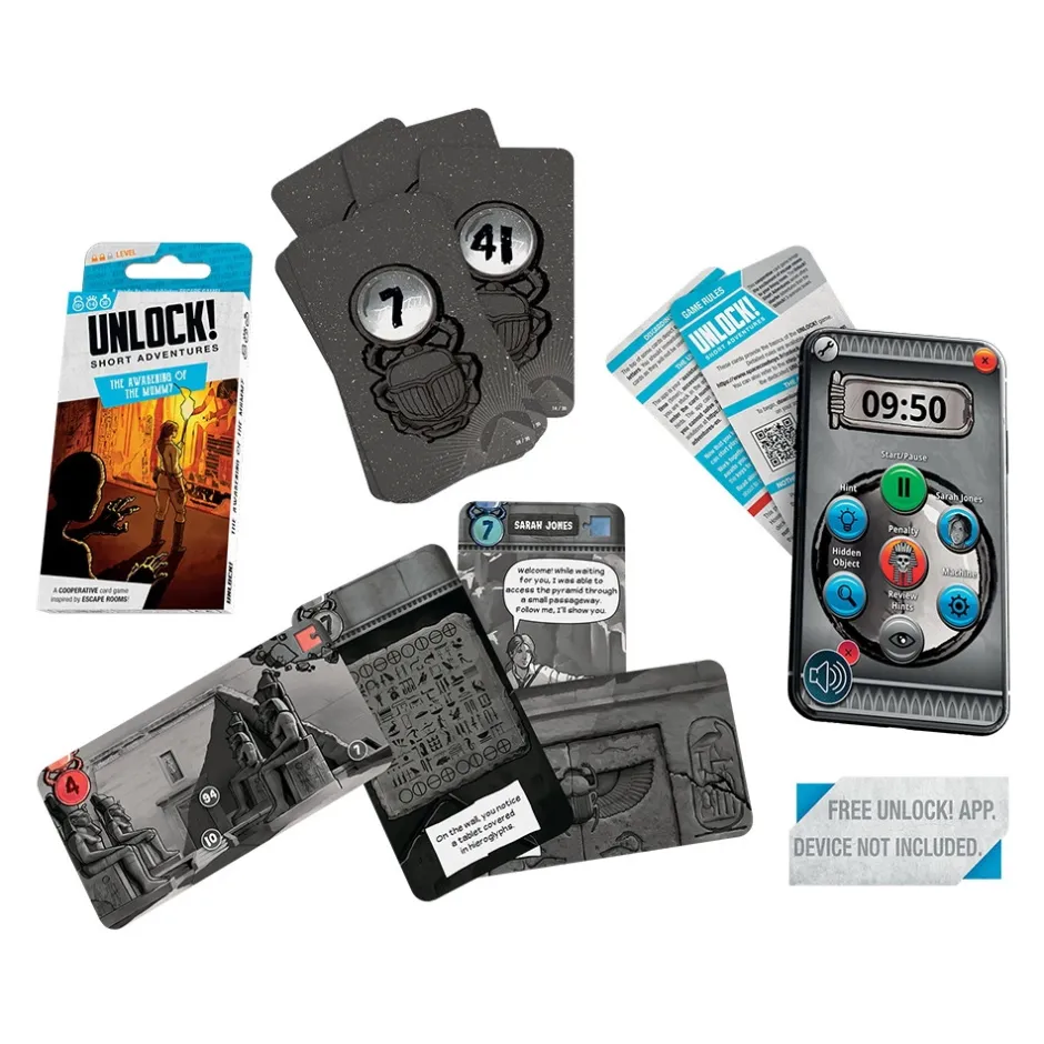 unlock_short_adventures__the_awakening_of_the_mummy_1.webp Space Cowboys Kortspel | Unlock! Short Adventures - The Awakening Of The Mummy