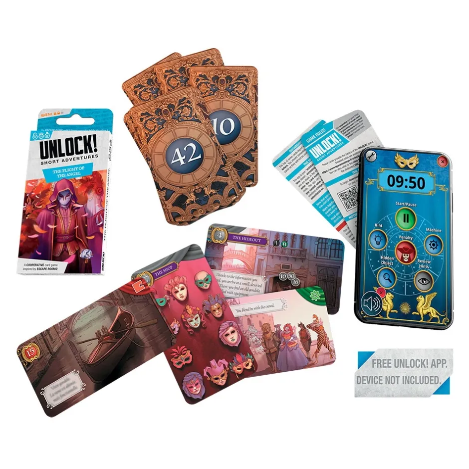 unlock_short_adventures__the_flight_of_the_angel_1.webp Space Cowboys Kortspel | Unlock! Short Adventures - The Flight Of The Angel