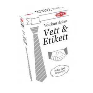 Tactic Festspel | Vad Kan Du Om Vett & Etikett